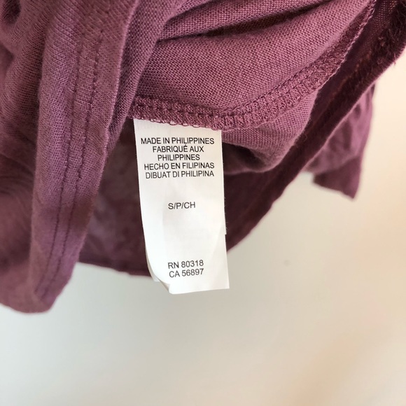 Lucky Brand Lavender Velvet Long Sleeve Tee - Picture 4 of 7